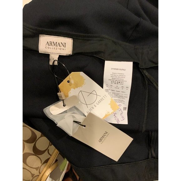 Armani Collezioni Black Pencil Skirt, Size 8, NWT! - Picture 6 of 6